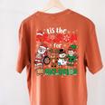 Christmas Sped Teacher Tis The Season For Inclusion Women Women's Comfort Colors T-Shirt Back Print Yam Christmas Sped Teacher Tis The Season For Inclusion Women Women's Comfort Colors T-Shirt Back Print Yam