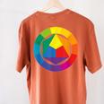 Color Wheel Palette Shirt Artist Painter Art Teacher Tshirt Women's Comfort Colors T-Shirt Back Print Yam Color Wheel Palette Shirt Artist Painter Art Teacher Tshirt Women's Comfort Colors T-Shirt Back Print Yam