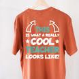 Cool Teacher Saying Teaching Student Men Women Women's Comfort Colors T-Shirt Back Print Yam