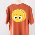 Cute Good Egg Teacher Halloween Costume Group The Big Cheese Women's Comfort Colors T-Shirt Back Print Yam