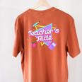 Cute Teacher's Aide Shirt 80's 90's Back To School For Men Women Women's Comfort Colors T-Shirt Back Print Yam
