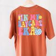 In My Daycare Era Groovy Teacher Daycare First Day Of School Women's Comfort Colors T-Shirt Back Print Yam In My Daycare Era Groovy Teacher Daycare First Day Of School Women's Comfort Colors T-Shirt Back Print Yam