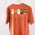 Daycare Teacher Halloween Infant Squad Spooky Childcare Fall Women's Comfort Colors T-Shirt Back Print Yam Daycare Teacher Halloween Infant Squad Spooky Childcare Fall Women's Comfort Colors T-Shirt Back Print Yam