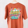 Daycare Teacher Daycare Provider Early Childhood Vibes Women's Comfort Colors T-Shirt Back Print Yam Daycare Teacher Daycare Provider Early Childhood Vibes Women's Comfort Colors T-Shirt Back Print Yam