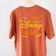 Disney Back To School I'm A Disney Teacher Crafty Logo Women's Comfort Colors T-Shirt Back Print Yam Disney Back To School I'm A Disney Teacher Crafty Logo Women's Comfort Colors T-Shirt Back Print Yam