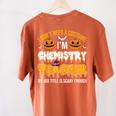 I Don't Need A Costume I'm Chemistry Teacher Cool Halloween Women's Comfort Colors T-Shirt Back Print Yam I Don't Need A Costume I'm Chemistry Teacher Cool Halloween Women's Comfort Colors T-Shirt Back Print Yam