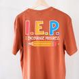 I E P I Encourage Progress Special Education Teacher Women's Comfort Colors T-Shirt Back Print Yam I E P I Encourage Progress Special Education Teacher Women's Comfort Colors T-Shirt Back Print Yam