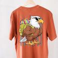 Eagle First Day Of School Teacher Back To School Eagle Women's Comfort Colors T-Shirt Back Print Yam