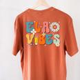 English Teacher Ela Vibes Teacher Kids First Day Of School Women's Comfort Colors T-Shirt Back Print Yam