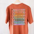 Executive Functioning Skills Back To School Sped Teacher SLP Women's Comfort Colors T-Shirt Back Print Yam
