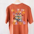 Fall In Love With Reading Halloween Stack Of Book Teacher Women's Comfort Colors T-Shirt Back Print Yam Fall In Love With Reading Halloween Stack Of Book Teacher Women's Comfort Colors T-Shirt Back Print Yam