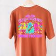 Are You Fall-O-Ween Directions Teacher Ghost Halloween Women's Comfort Colors T-Shirt Back Print Yam