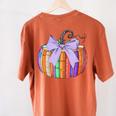 Fall Pumpkin Books Lover Halloween Teacher Teaching Staff Women's Comfort Colors T-Shirt Back Print Yam Fall Pumpkin Books Lover Halloween Teacher Teaching Staff Women's Comfort Colors T-Shirt Back Print Yam