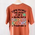 Favorite Actors Theater Drama Teacher Drama Teaching Women's Comfort Colors T-Shirt Back Print Yam Favorite Actors Theater Drama Teacher Drama Teaching Women's Comfort Colors T-Shirt Back Print Yam