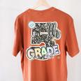 First Day Of Fifth Grade Composition Notebook Teacher Women's Comfort Colors T-Shirt Back Print Yam
