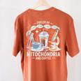 Fueled By Mitochondria Coffee Science Teacher Student Women's Comfort Colors T-Shirt Back Print Yam Fueled By Mitochondria Coffee Science Teacher Student Women's Comfort Colors T-Shirt Back Print Yam
