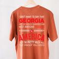 Georgia Teachers Classroom Tshirt Women's Comfort Colors T-Shirt Back Print Yam Georgia Teachers Classroom Tshirt Women's Comfort Colors T-Shirt Back Print Yam