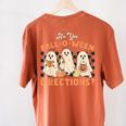 Ghost Are You Fall-O-Ween Directions Teacher Halloween Women's Comfort Colors T-Shirt Back Print Yam Ghost Are You Fall-O-Ween Directions Teacher Halloween Women's Comfort Colors T-Shirt Back Print Yam