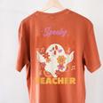 Groovy Faboolous Spooky Music Teacher Halloween Men Women Women's Comfort Colors T-Shirt Back Print Yam Groovy Faboolous Spooky Music Teacher Halloween Men Women Women's Comfort Colors T-Shirt Back Print Yam