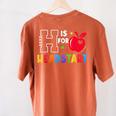 H Is For Head Start Teacher First Day Of School Tee Women's Comfort Colors T-Shirt Back Print Yam