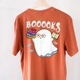 Halloween Books Librarian English Teacher Reader Reading Women's Comfort Colors T-Shirt Back Print Yam Halloween Books Librarian English Teacher Reader Reading Women's Comfort Colors T-Shirt Back Print Yam