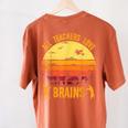 Halloween Costume Teacher Love Brains Zombie Women's Comfort Colors T-Shirt Back Print Yam Halloween Costume Teacher Love Brains Zombie Women's Comfort Colors T-Shirt Back Print Yam