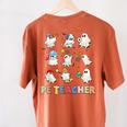 Halloween PE Teacher Spooky Physical Education Teacher Women's Comfort Colors T-Shirt Back Print Yam Halloween PE Teacher Spooky Physical Education Teacher Women's Comfort Colors T-Shirt Back Print Yam