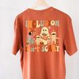 Halloween SLP Sped Teacher Groovy Inclusion Isn't Scary Women's Comfort Colors T-Shirt Back Print Yam Halloween SLP Sped Teacher Groovy Inclusion Isn't Scary Women's Comfort Colors T-Shirt Back Print Yam