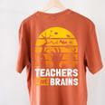 Halloween Teachers Science Math Teachers Love Brains Women's Comfort Colors T-Shirt Back Print Yam Halloween Teachers Science Math Teachers Love Brains Women's Comfort Colors T-Shirt Back Print Yam