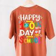Happy 100th Day Of School 100 Days Of School Teacher Student Women's Comfort Colors T-Shirt Back Print Yam