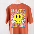 Happy Dot Day Shirts Teacher Student Girls Kids Smile Face Women's Comfort Colors T-Shirt Back Print Yam Happy Dot Day Shirts Teacher Student Girls Kids Smile Face Women's Comfort Colors T-Shirt Back Print Yam
