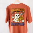 Haunted By Fractions Math Halloween Teacher Women's Comfort Colors T-Shirt Back Print Yam Haunted By Fractions Math Halloween Teacher Women's Comfort Colors T-Shirt Back Print Yam