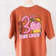 Hello 3rd Third Grade Back To School Pink Leopard Teacher Women's Comfort Colors T-Shirt Back Print Yam Hello 3rd Third Grade Back To School Pink Leopard Teacher Women's Comfort Colors T-Shirt Back Print Yam