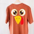 Hilarious Turkey Halloween Thanksgiving Teacher Nurse Women's Comfort Colors T-Shirt Back Print Yam Hilarious Turkey Halloween Thanksgiving Teacher Nurse Women's Comfort Colors T-Shirt Back Print Yam