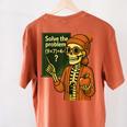 HUGvyn Halloween Skeleton Six Seven 67 Meme PEMDAS Teacher Women's Comfort Colors T-Shirt Back Print Yam HUGvyn Halloween Skeleton Six Seven 67 Meme PEMDAS Teacher Women's Comfort Colors T-Shirt Back Print Yam
