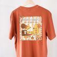 Humpty Dumpty Had A Great Fall Teacher Thanksgiving Autumn Women's Comfort Colors T-Shirt Back Print Yam