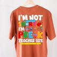 I'm Not Short I'm Pre-K Teacher Size Back To School Teacher Women's Comfort Colors T-Shirt Back Print Yam I'm Not Short I'm Pre-K Teacher Size Back To School Teacher Women's Comfort Colors T-Shirt Back Print Yam