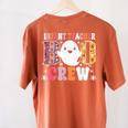 Infant Teacher Boo Crew Halloween Costume Women's Comfort Colors T-Shirt Back Print Yam
