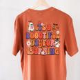 It's A Bootiful Day For Learning Cute Teacher Halloween Women's Comfort Colors T-Shirt Back Print Yam