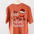 It's Cool To Be a Infant Teacher Snowman Winter Christmas Women's Comfort Colors T-Shirt Back Print Yam It's Cool To Be a Infant Teacher Snowman Winter Christmas Women's Comfort Colors T-Shirt Back Print Yam