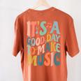 It's A Good Day To Make Music Musician Band Music Teacher Women's Comfort Colors T-Shirt Back Print Yam It's A Good Day To Make Music Musician Band Music Teacher Women's Comfort Colors T-Shirt Back Print Yam