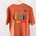 Its Okay To Feel All The Feels Mood Color Crayons Teacher Women's Comfort Colors T-Shirt Back Print Yam Its Okay To Feel All The Feels Mood Color Crayons Teacher Women's Comfort Colors T-Shirt Back Print Yam