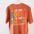 I´m Not Bossy I´m The Teacher Graduation Men Women Women's Comfort Colors T-Shirt Back Print Yam