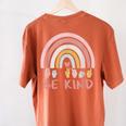 Be Kind ASL Sign Language Deaf SPED Teacher Kids Men Women Women's Comfort Colors T-Shirt Back Print Yam Be Kind ASL Sign Language Deaf SPED Teacher Kids Men Women Women's Comfort Colors T-Shirt Back Print Yam