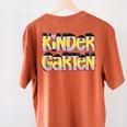 Kindergarten Pencil First Day Of School Teacher Toddler Kids Women's Comfort Colors T-Shirt Back Print Yam Kindergarten Pencil First Day Of School Teacher Toddler Kids Women's Comfort Colors T-Shirt Back Print Yam