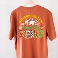Kindergarten Zoo Field Trip Squad Matching Teacher Students Women's Comfort Colors T-Shirt Back Print Yam