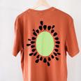 Kiwi Easy Costume Halloween Fruit Lover School Teacher Fun Women's Comfort Colors T-Shirt Back Print Yam Kiwi Easy Costume Halloween Fruit Lover School Teacher Fun Women's Comfort Colors T-Shirt Back Print Yam