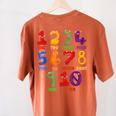 Learning Math Numbers Counting Back To School Teacher For Men Women Girls Kids Women's Comfort Colors T-Shirt Back Print Yam Learning Math Numbers Counting Back To School Teacher For Men Women Girls Kids Women's Comfort Colors T-Shirt Back Print Yam