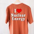 I Love Nuclear Energy School Teacher Women's Comfort Colors T-Shirt Back Print Yam I Love Nuclear Energy School Teacher Women's Comfort Colors T-Shirt Back Print Yam