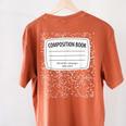 Matching Group Halloween Costume For Teachers Women's Comfort Colors T-Shirt Back Print Yam